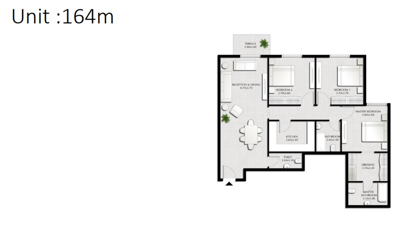 Floor Plan - تونينو لامبورجيني ريزيدنس