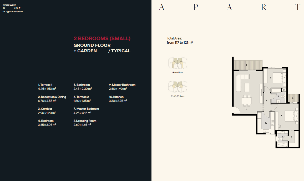 Plan 8 - Ivoire New Zayed Compound PRE Development