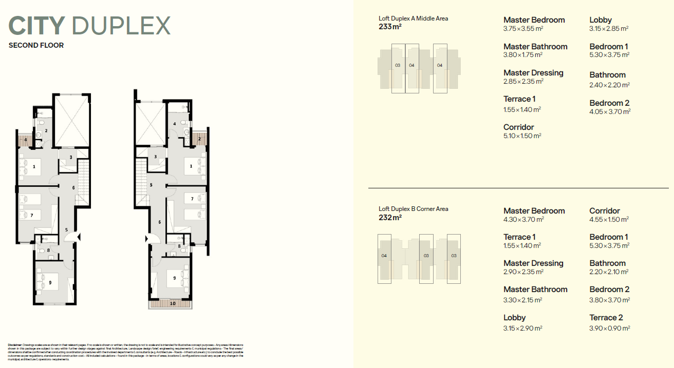 Floor Plan - كمبوند ايفوري الشيخ زايد PRE للتطوير العقاري - Ivoire New Zayed Compound
