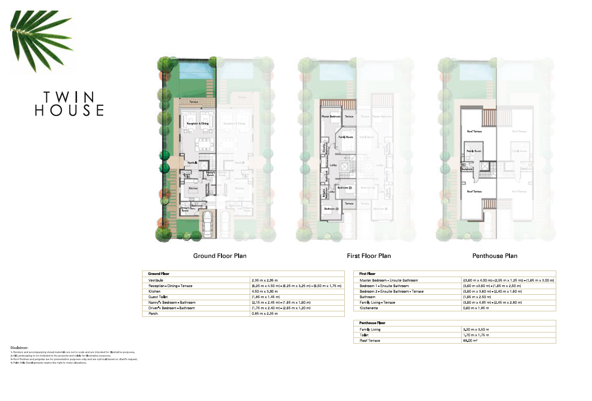 Floor Plan - دليل شامل لأسعار فيلات بالم هيلز القاهره الجديده