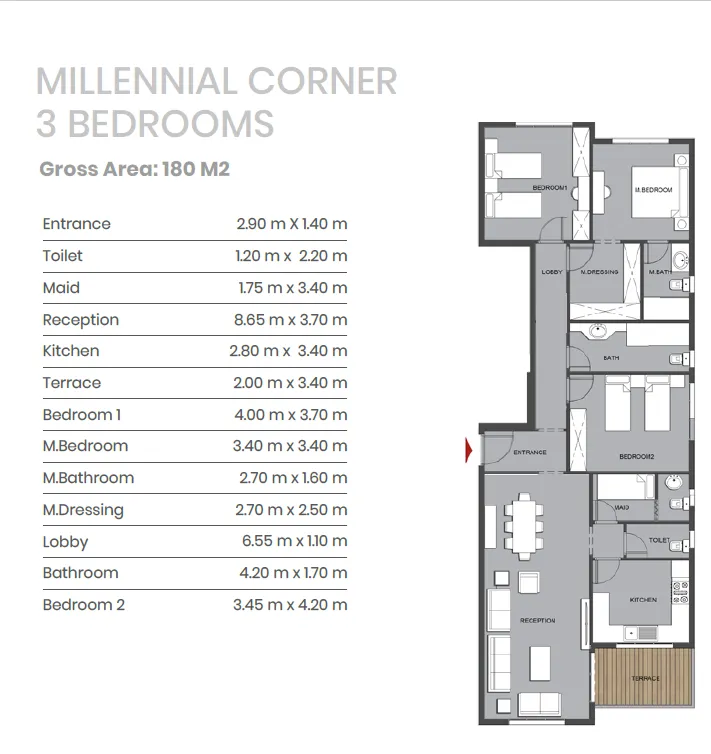 Apartment - Start your investment now and book a Mountain View Fifth Settlement townhouse to take advantage of the best prices and offers