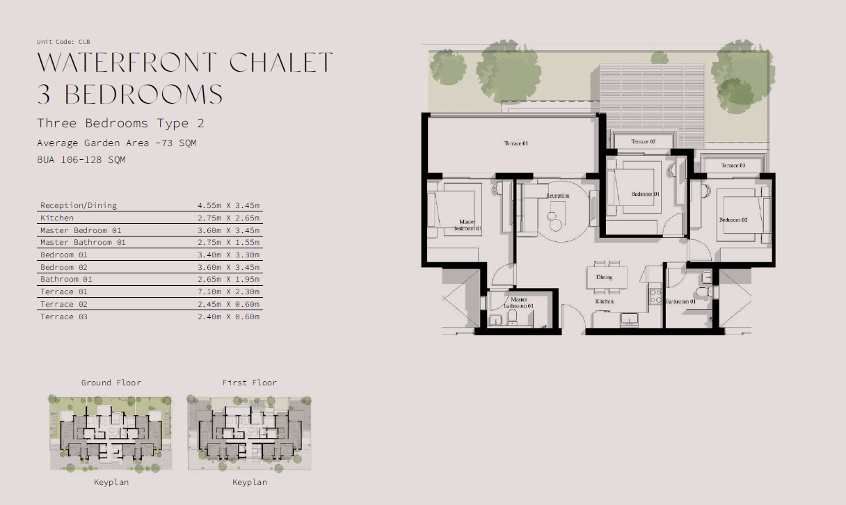 Floor Plan - Ayla Lagoons Jefaira North Coast Village Inertia Developments