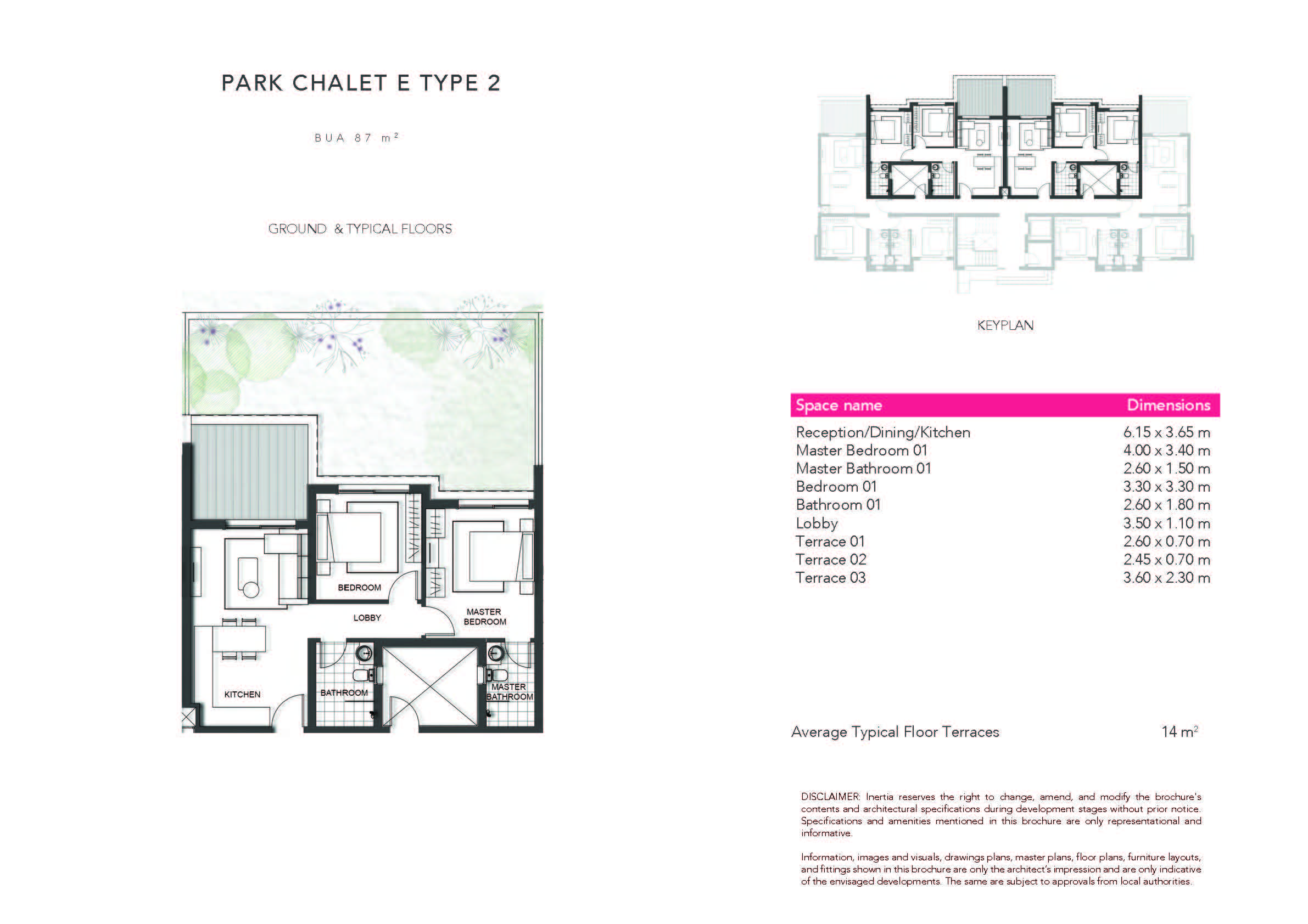 Floor Plan - Ayla Lagoons Jefaira North Coast Village Inertia Developments