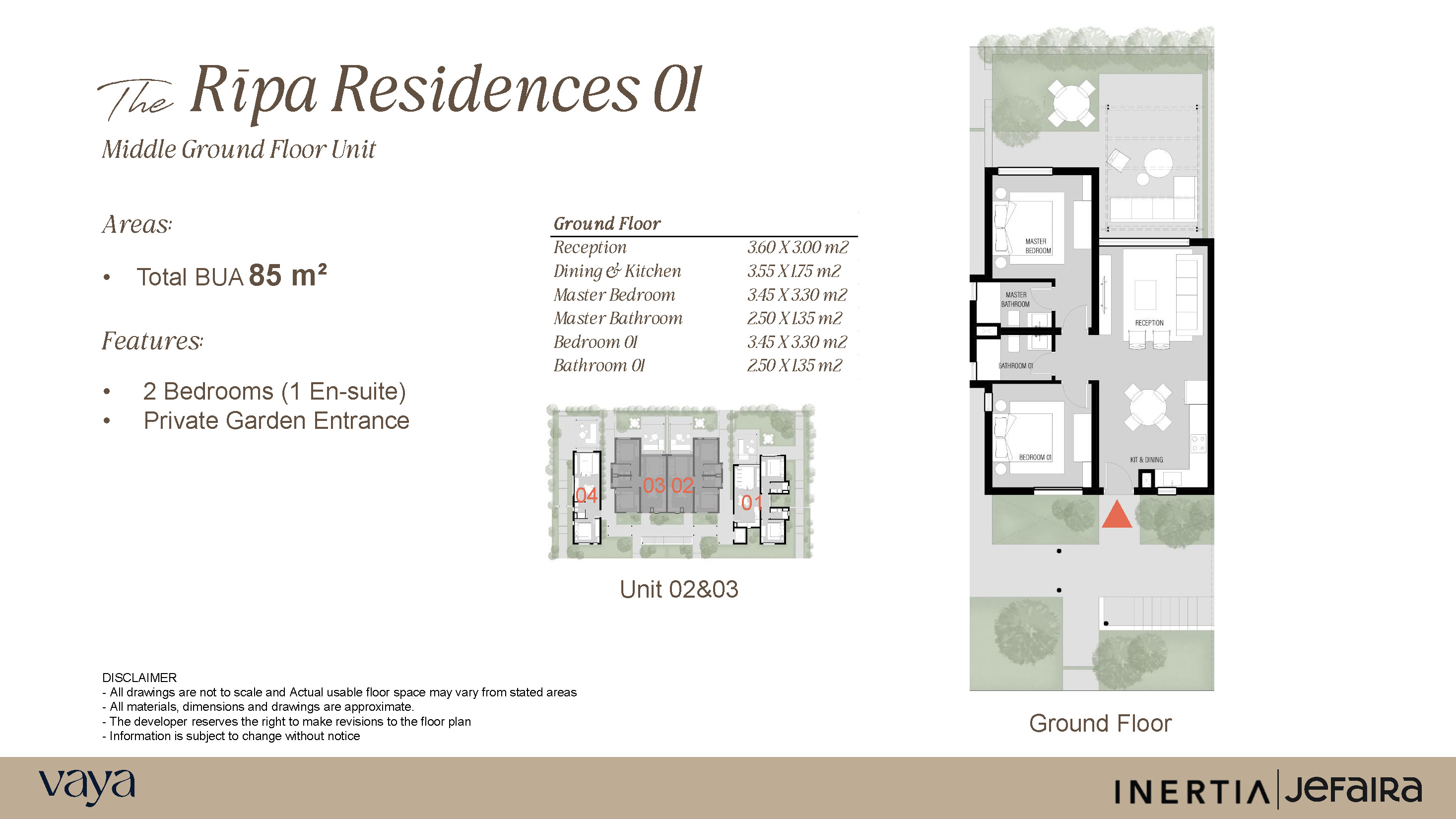Floor Plan - Ayla Lagoons Jefaira North Coast Village Inertia Developments