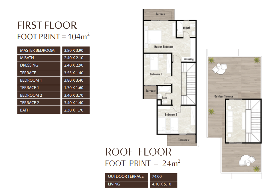 Floor Plan - The 8 New Zayed Compound El Gabry Real Estate