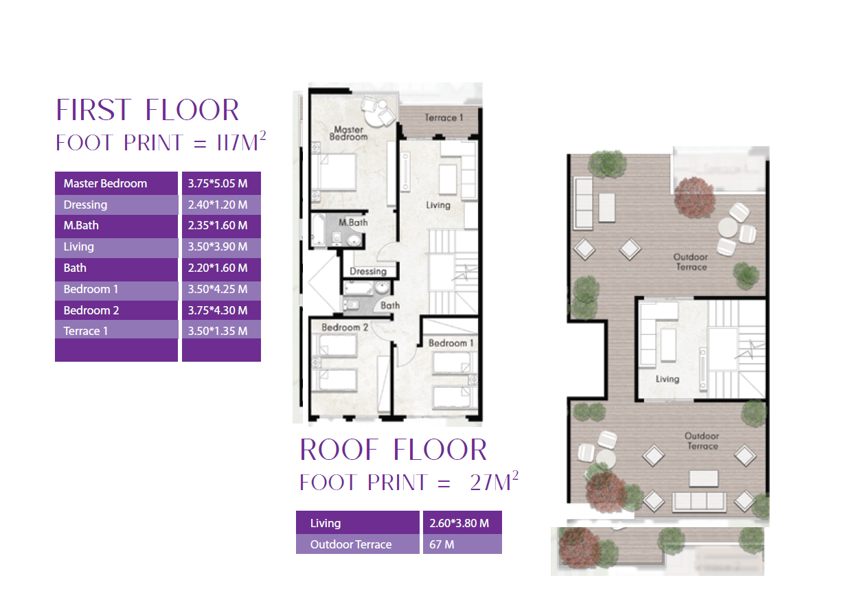 Floor Plan - IRA New Zayed Compound El Gabry Real Estate