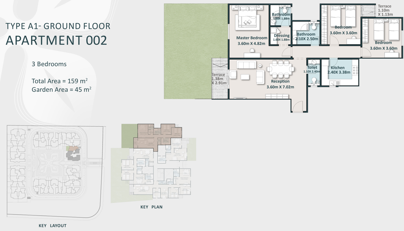 Floor Plan - كمبوند كتاليا القاهرة الجديدة ارابكو للتطوير العقاري - Cattleya New Cairo Compound