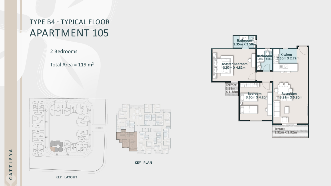 Floor Plan - Cattleya New Cairo Compound Arabco Real Estate