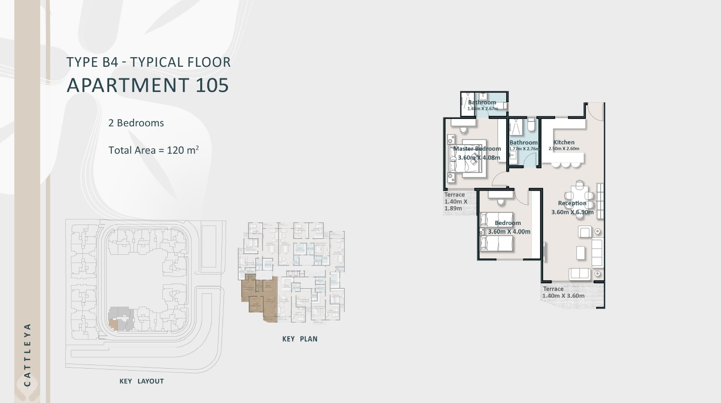 Floor Plan - Cattleya New Cairo Compound Arabco Real Estate