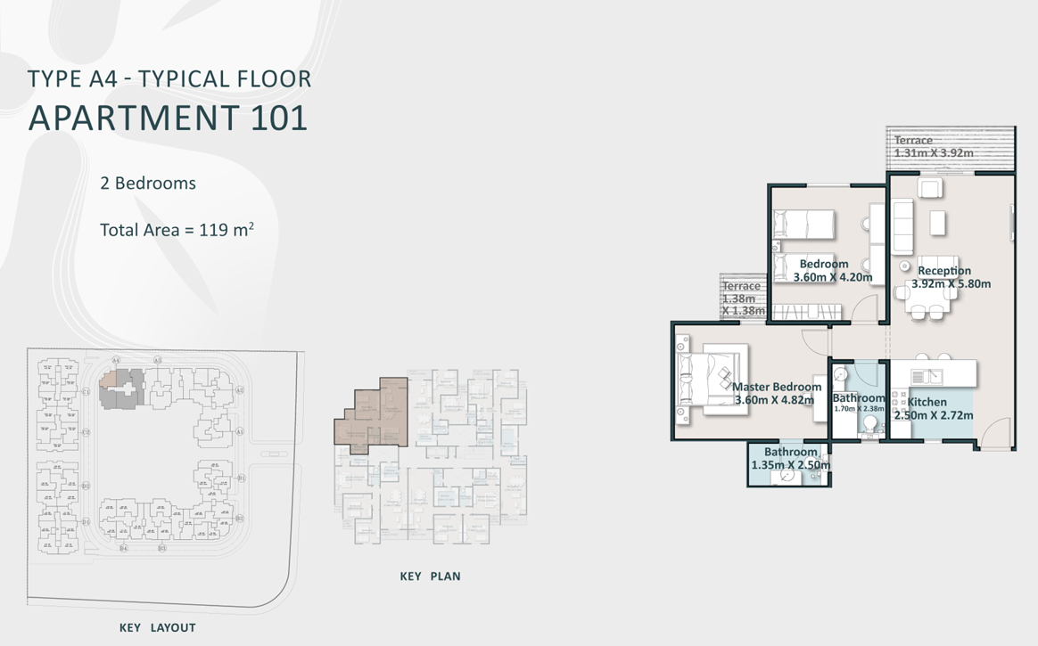 Floor Plan - Cattleya New Cairo Compound Arabco Real Estate