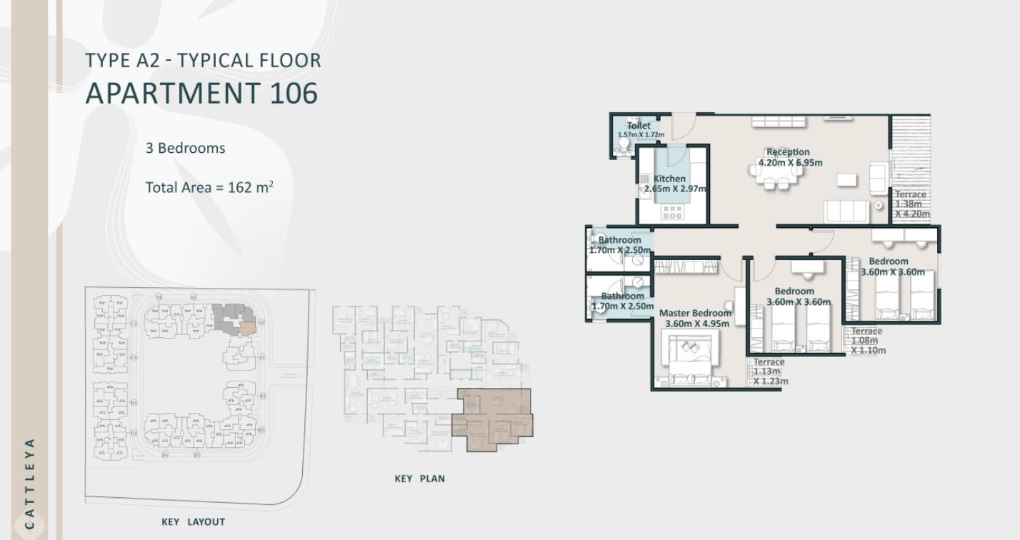Floor Plan - Cattleya New Cairo Compound Arabco Real Estate