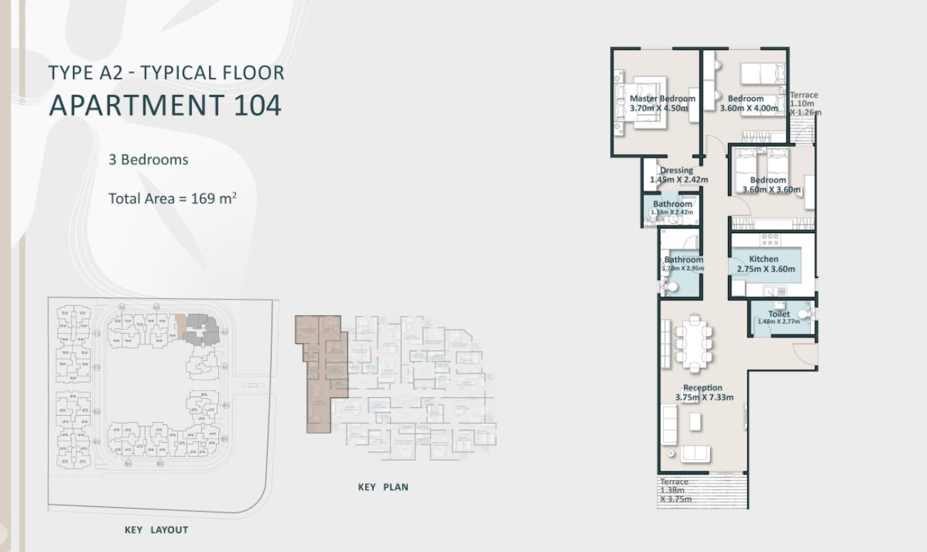 Floor Plan - Cattleya New Cairo Compound Arabco Real Estate