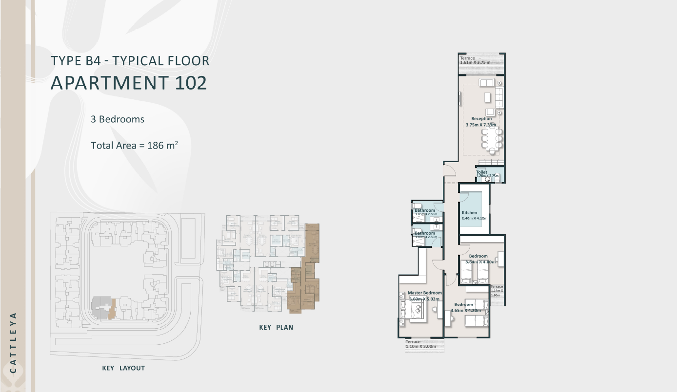 Floor Plan - Cattleya New Cairo Compound Arabco Real Estate