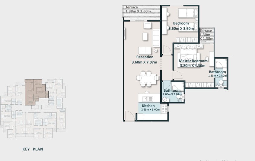 Floor Plan - Cattleya New Cairo Compound Arabco Real Estate
