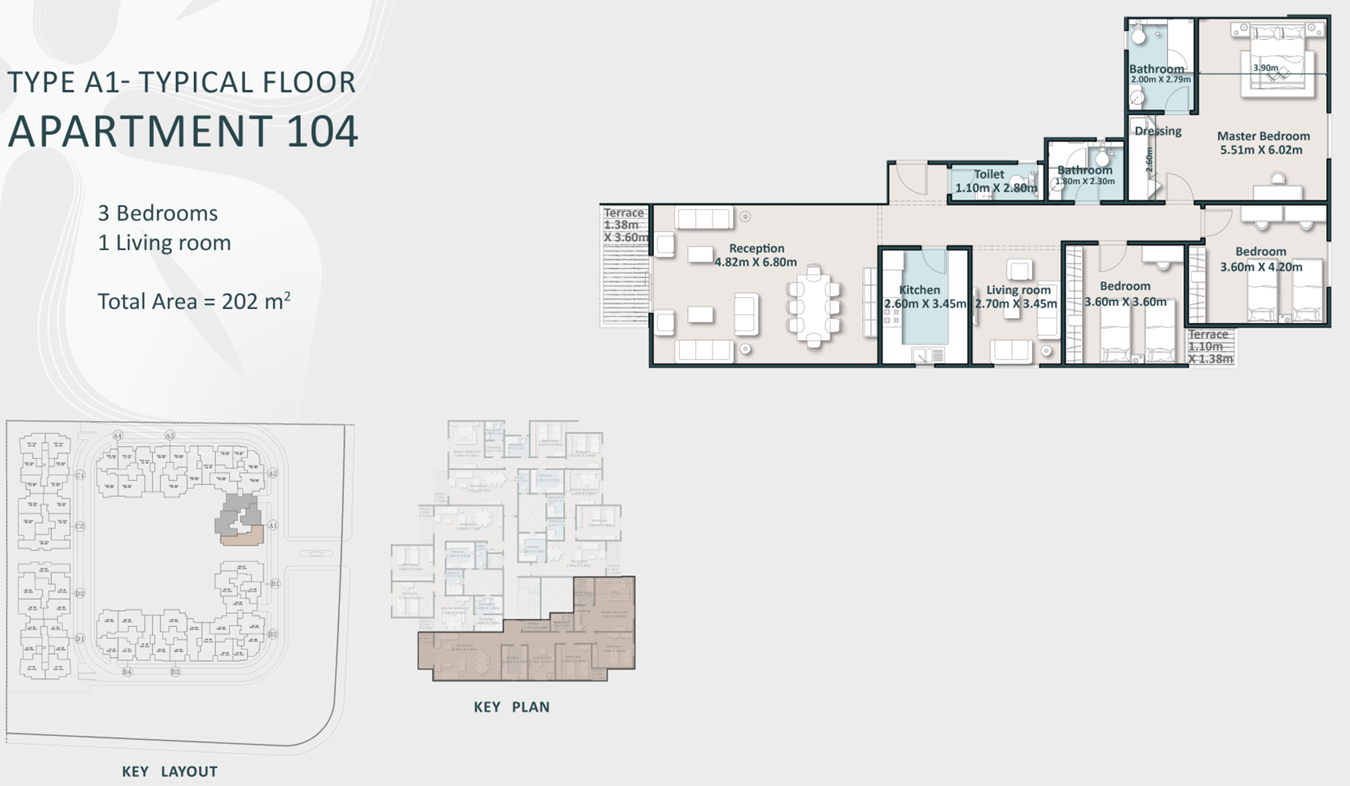 Floor Plan - كمبوند كتاليا القاهرة الجديدة ارابكو للتطوير العقاري - Cattleya New Cairo Compound