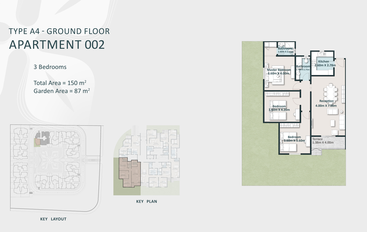Plan 34 - Cattleya New Cairo Compound Arabco Real Estate