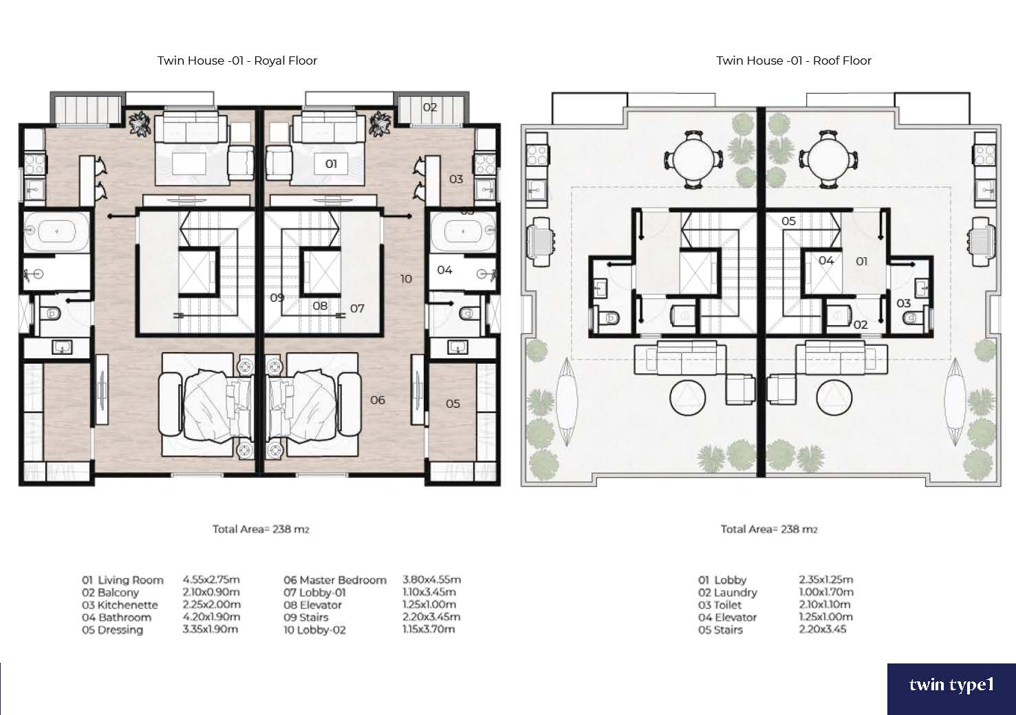 Plan 6 - Zayard Elite New Zayed Compound Palmier Developments