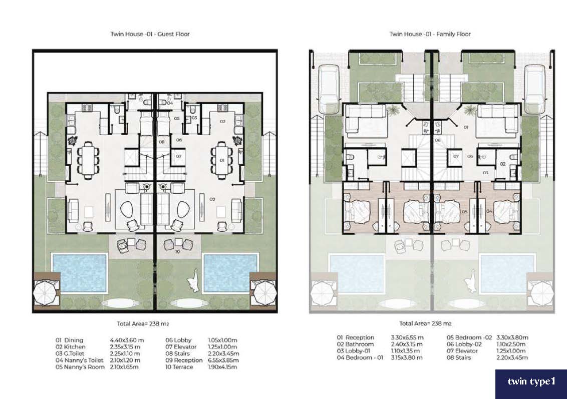 Plan 5 - Zayard Elite New Zayed Compound Palmier Developments
