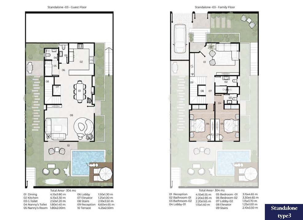 Plan 3 - Zayard Elite New Zayed Compound Palmier Developments