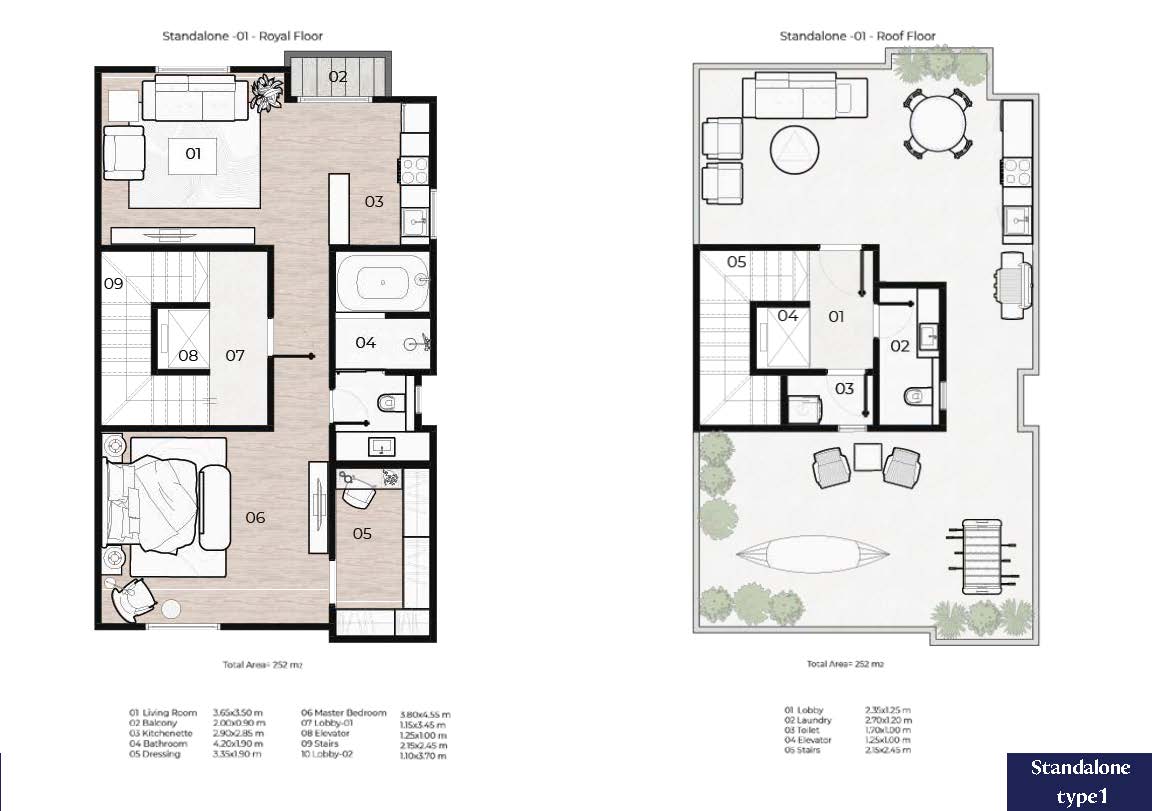 Plan 2 - Zayard Elite New Zayed Compound Palmier Developments