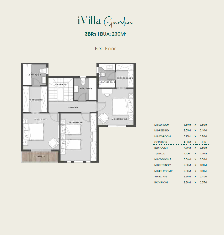 Floor Plan - كمبوند اليفا ماونتن فيو المستقبل سيتي - Aliva Mountain View Mostakbal City Compound