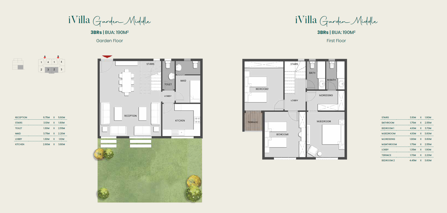 Floor Plan - كمبوند اليفا ماونتن فيو المستقبل سيتي - Aliva Mountain View Mostakbal City Compound