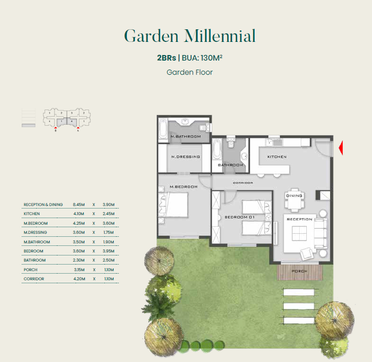 Floor Plan - كمبوند اليفا ماونتن فيو المستقبل سيتي - Aliva Mountain View Mostakbal City Compound