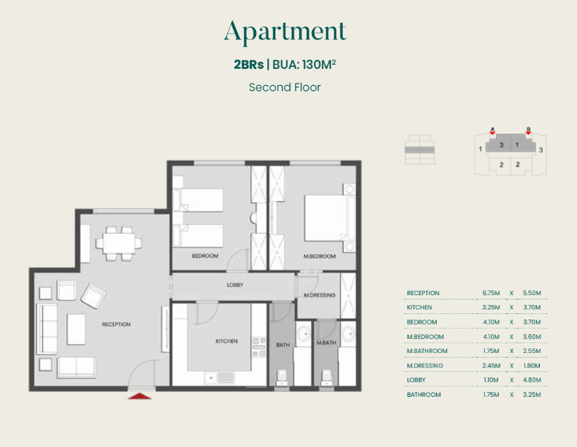 Floor Plan - كمبوند اليفا ماونتن فيو المستقبل سيتي - Aliva Mountain View Mostakbal City Compound