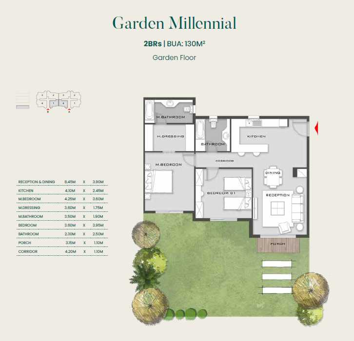 Floor Plan - كمبوند اليفا ماونتن فيو المستقبل سيتي - Aliva Mountain View Mostakbal City Compound