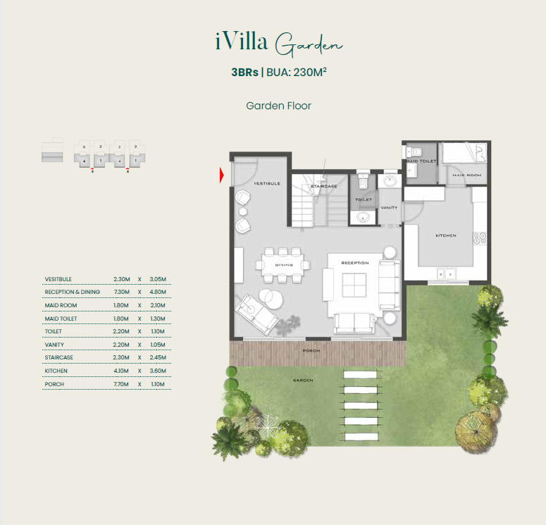 Floor Plan - كمبوند اليفا ماونتن فيو المستقبل سيتي - Aliva Mountain View Mostakbal City Compound