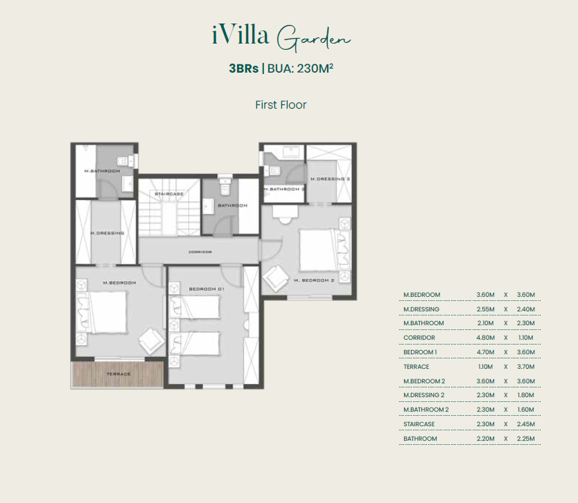 Floor Plan - كمبوند اليفا ماونتن فيو المستقبل سيتي - Aliva Mountain View Mostakbal City Compound