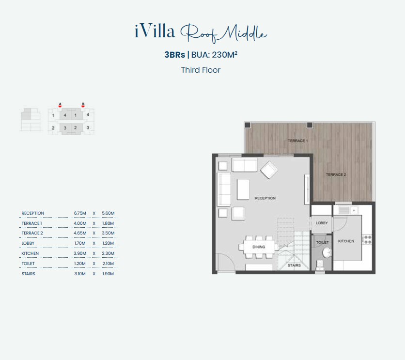 Floor Plan - كمبوند اليفا ماونتن فيو المستقبل سيتي - Aliva Mountain View Mostakbal City Compound