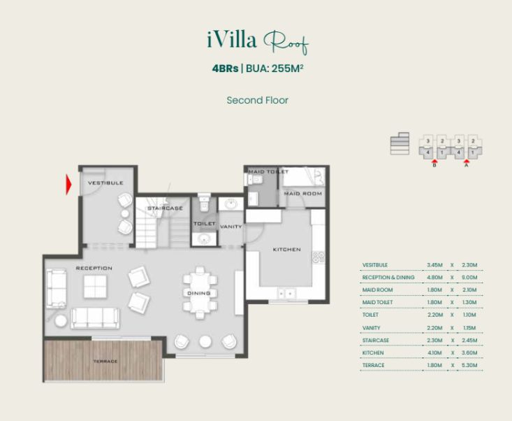 Floor Plan - كمبوند اليفا ماونتن فيو المستقبل سيتي - Aliva Mountain View Mostakbal City Compound