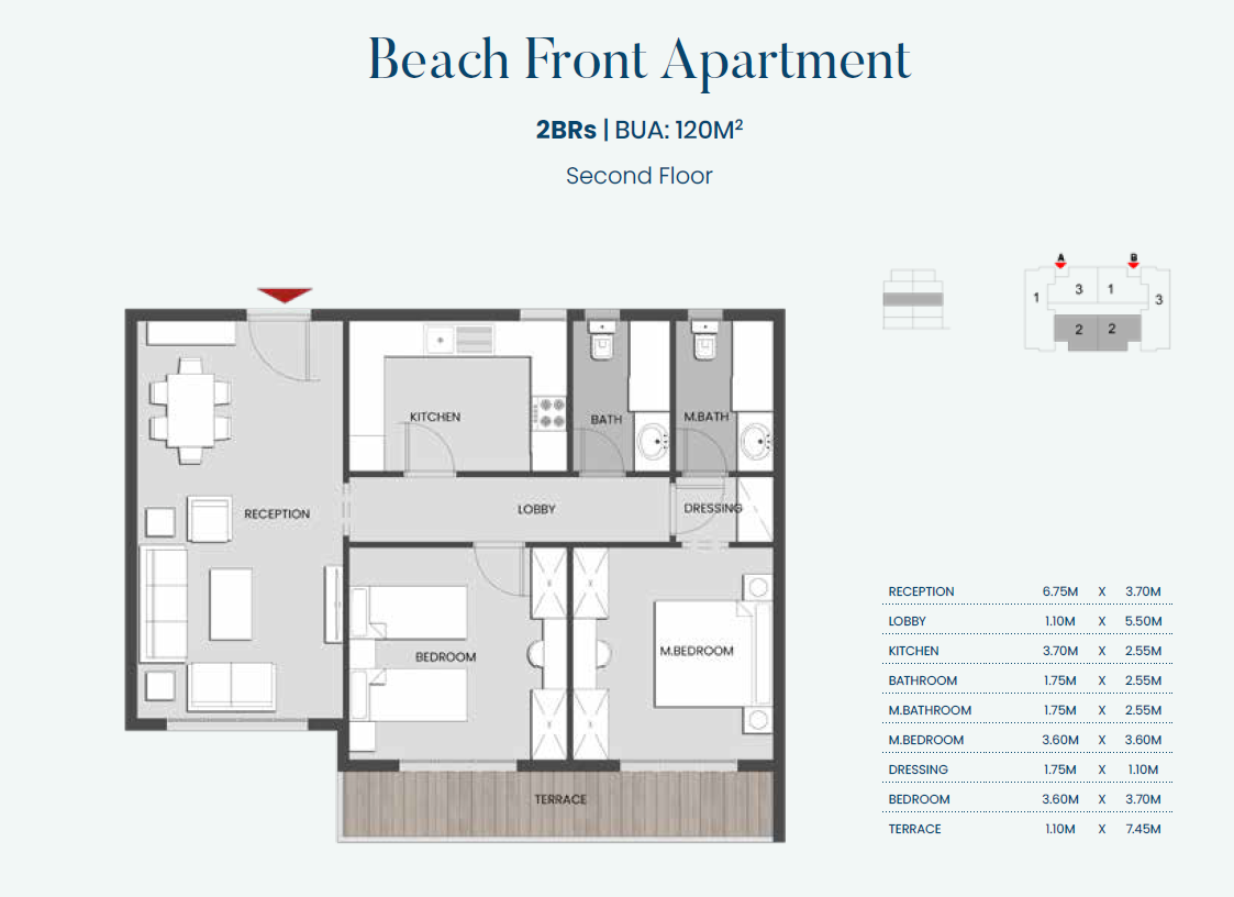 Floor Plan - كمبوند اليفا ماونتن فيو المستقبل سيتي - Aliva Mountain View Mostakbal City Compound