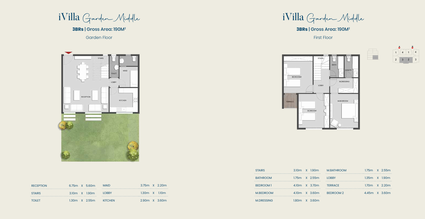 Floor Plan - كمبوند اليفا ماونتن فيو المستقبل سيتي - Aliva Mountain View Mostakbal City Compound