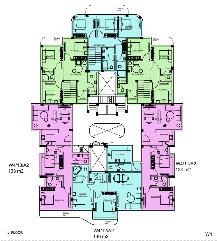 Apartment - White Residence New Cairo Compound Upwyde Real Estate