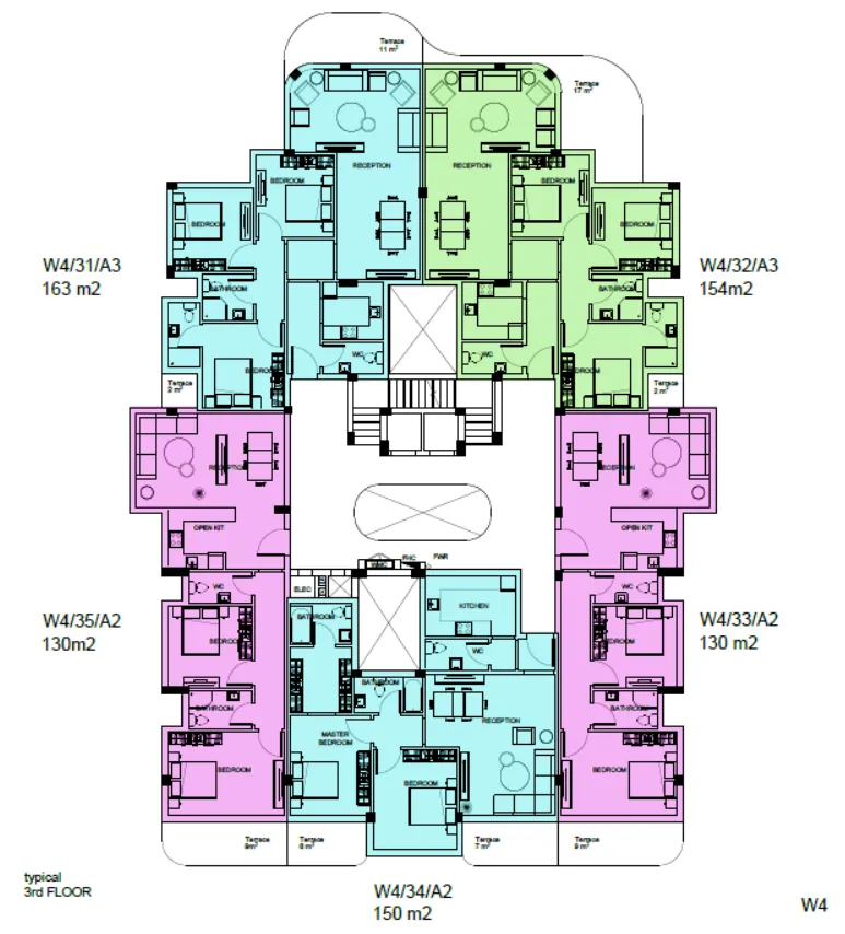 Apartment - White Residence New Cairo Compound Upwyde Real Estate