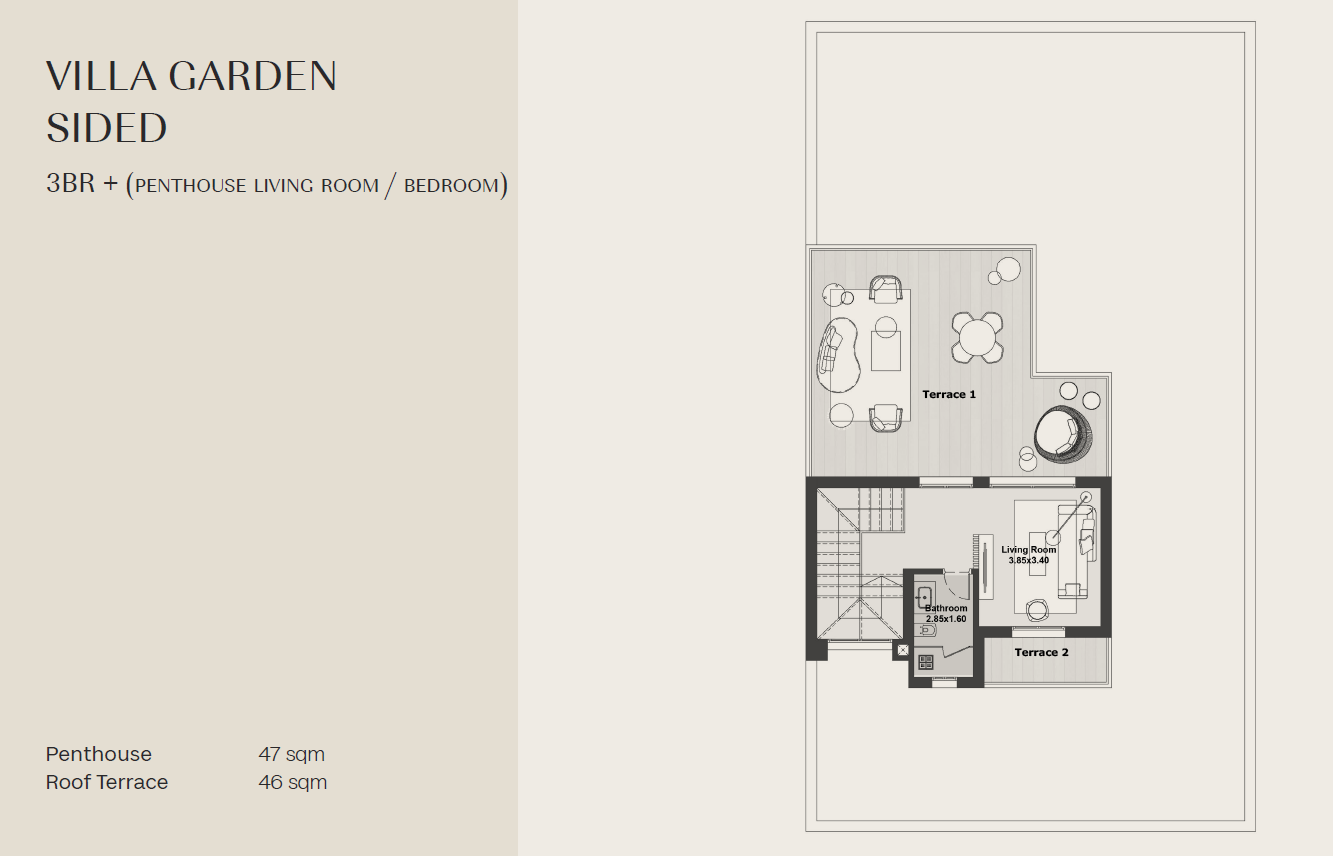 Floor Plan - كمبوند هيلز اوف وان نيو زايد بيبول اند بليسيز للتطوير العقاري - Hills Of One New Zayed Compound