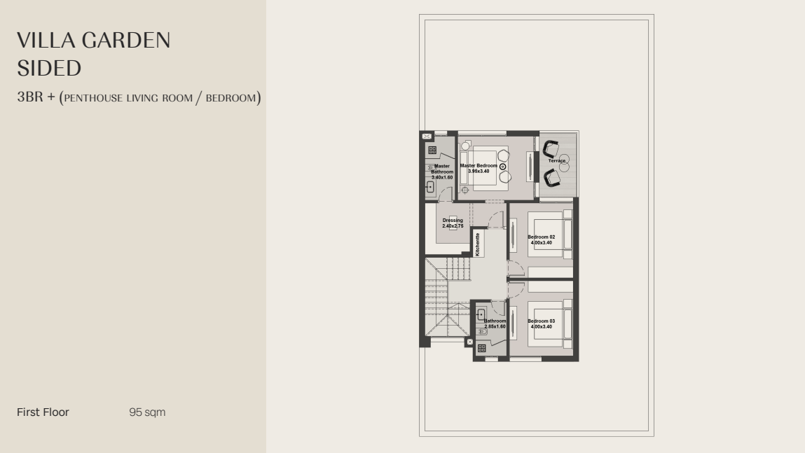 Floor Plan - كمبوند هيلز اوف وان نيو زايد بيبول اند بليسيز للتطوير العقاري - Hills Of One New Zayed Compound