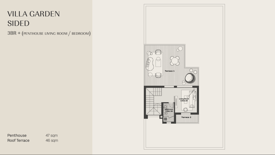 Floor Plan - كمبوند هيلز اوف وان نيو زايد بيبول اند بليسيز للتطوير العقاري - Hills Of One New Zayed Compound