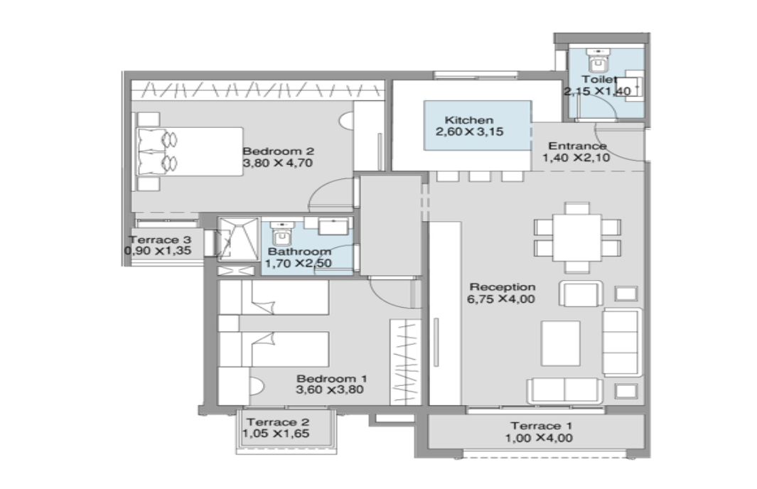 Floor Plan - ريجنتس سكوير