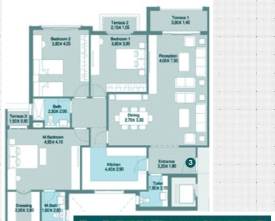 Floor Plan - ريجنتس سكوير