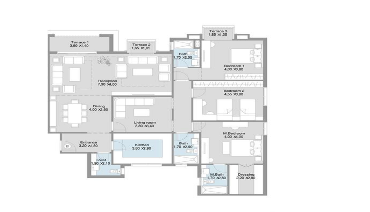 Floor Plan - ريجنتس سكوير