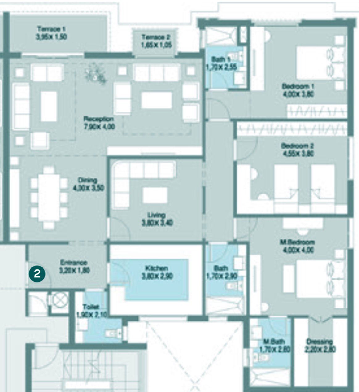 Floor Plan - ريجنتس سكوير