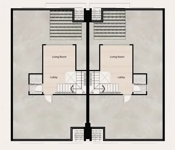 Twinhouse - V Levels Sheikh Zayed Compound Dunes Developments