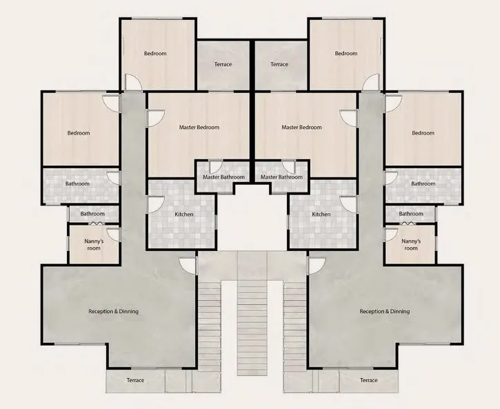 Penthouse - V Levels Sheikh Zayed Compound Dunes Developments