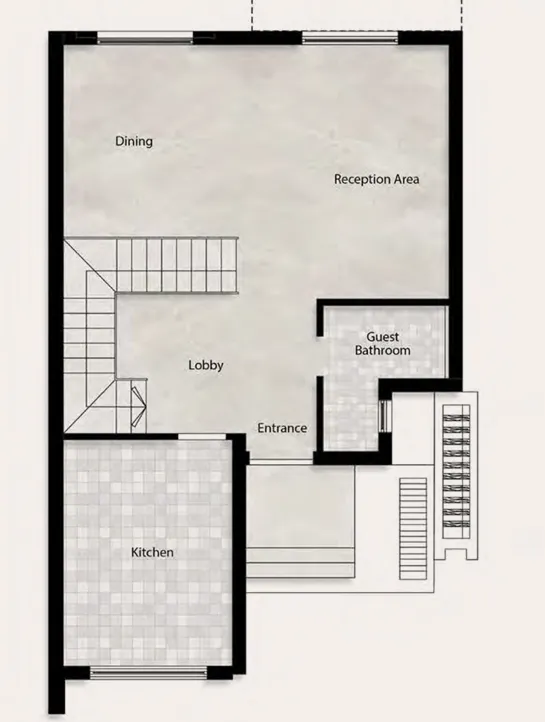 Townhouse - V Levels Sheikh Zayed Compound Dunes Developments
