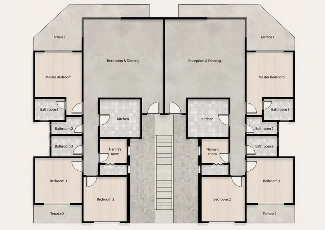 Apartment - V Levels Sheikh Zayed Compound Dunes Developments