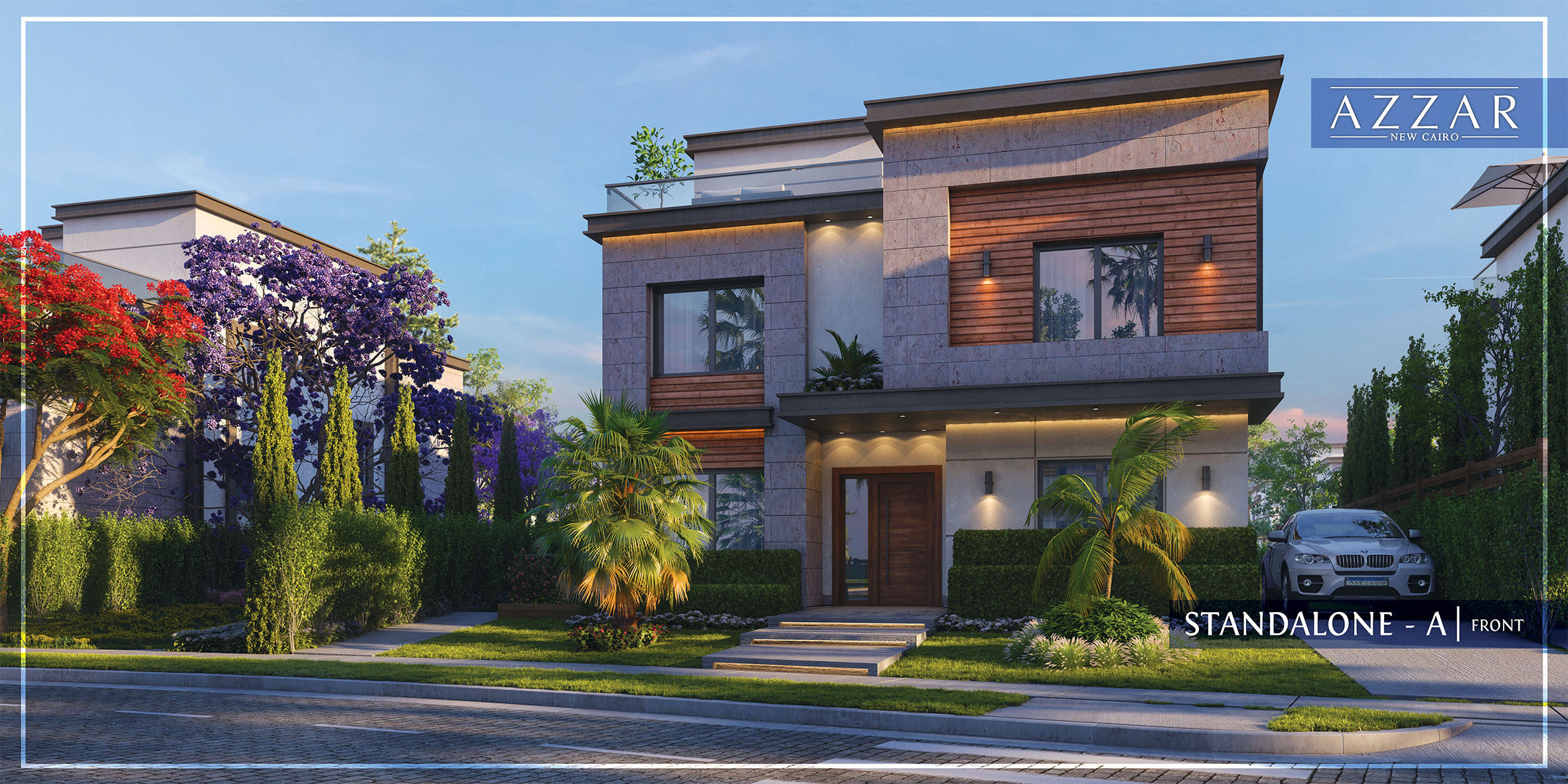 Floor Plan - Shine and unlimited prosperity in the best villa for sale in Azar Fifth Settlement!