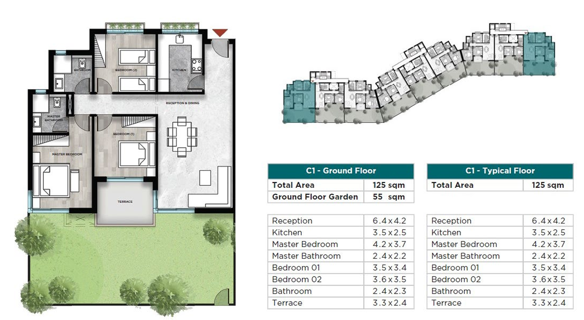 Floor Plan - فيلا كيان الشيخ زايد : فرص استثمارية لا تعوض في عالم العقارات!